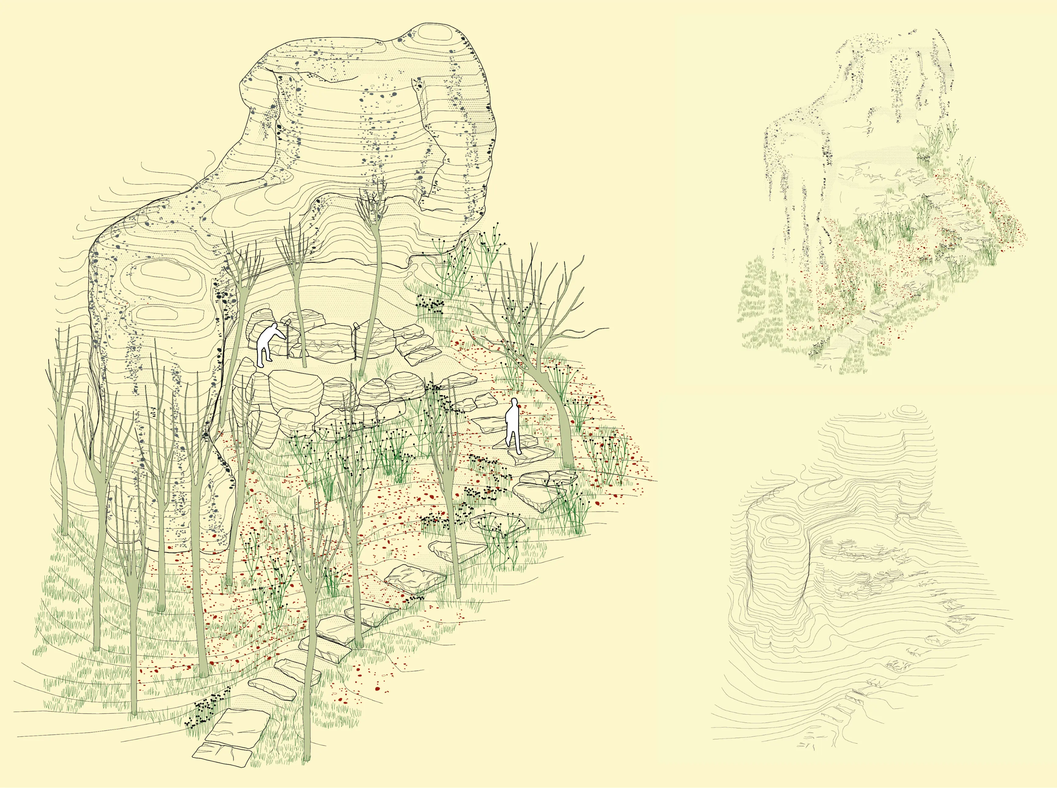 MAQUETA DE LA PIEDRA DEL LETRERO